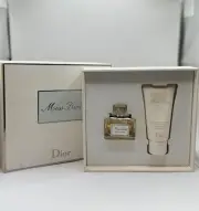 MISS DIOR BY CHRISTIAN DIOR 5ML MINI EDP SPLASH, 20ML PERFUMED BODY MOISTURIZER