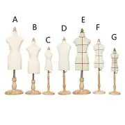 Mini Size , Dress Manikin Body with Base Stand for Sewing