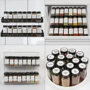36 Pcs Glass Spice Jars with Labels and Black Lids 4oz Spice Container Set with