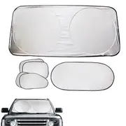 6Pcs Car Windshield Sun Shade Sun Visor Protector for Side Window Front and Rear Windshield