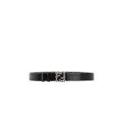 [FENDI] FENDI MAN BLACK BELTS Black
