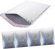 iplusmile Shockproof Bubble Mailers 5pcs Black Self Sealing Padded Envelopes for Packing