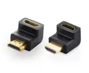 2x HDMI Adapter 90 270 Degree L-Shape Angle Connector v1.4 1080P 4K Gold Plated