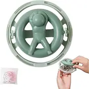 Nankoyal Hair Catcher Washer Machine - Laundry Dryer Balls | Anti-Tangling Floating Hair Filter, Reusable Laundry Lint Traps for Washing Machine