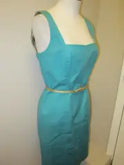 Elie Tahari Sleeveless Grayson Dress 6 Blue Planet NWT $328