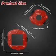 2Pcs Round Corner Radius Template Radius Jig Router Template R10 R15 R20 .s