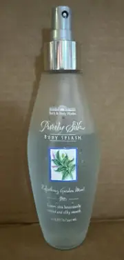 RARE Bath & Body Works Purely Silk Body Splash Refreshing Garden Mint Spray 60%