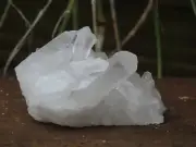 Clear Quartz Solid Crystal Cluster Natural 119 Grams Points Rough & Raw