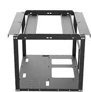 Open Frame PC Case, Mining Enclosure - PC Frame Miner Case - Outdoor Test Bench, Stackable, Rack Mount, Desktop Chassis, Mining Accessories