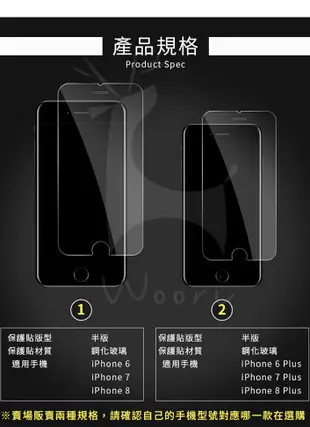 iPhone6 6 plus 6s 6s plus 非滿版透明玻璃保護貼 防爆玻璃貼 鋼化玻璃保護貼 高清透明保護貼 9H高硬度 不易碎邊 易貼合 蘋果iPhone鋼化膜