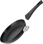[Scanpan] Urban Frying Pan 24 cm with Removable Handle Space-Saving Pan Induction, Ceramic and Gas Hobs, Durable Stratanium Non-Stick Coating, Oven-Safe, Easy to Clean, Danish Quality