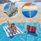 Folding Sand Ground Mattress Travel Camping Mat Double-layer Beach Hiking Pads