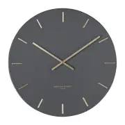 LUCA CHARCOAL 40 CM SILENT WALL CLOCK