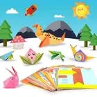 Learning Book Educational Folding Paper Handmade Paper Origami Kids Craft Toys