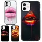 Lightweight Cover For Samsung A15 A16 S23 S24 S25 Ultra FE lip kisses top of red