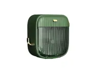 4 In 1 Bathroom Tissue Storage Box Wall-mounted Removable Face Towel Roll Holder with Hooks Dustproof and Waterproof