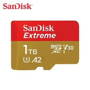 SanDisk Extreme 1TB 512G 256G A2 V3 U3 microSDXC 高速 記憶卡 廠商直送