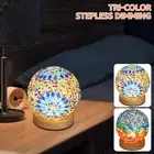 Night Lights Table Lamps Soft Light Bohemian Glass Table Lamps 3 Color FalRr
