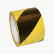 JVCC Hazard Warning Tape (HZ-8): 3 in. x 18 yds. (Black/Yellow stripes)