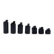 7PCS Acrylic Ring Display Rack Round Shape Jewelry Display Stand Compact Finger