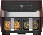 Pot Vortex Plus ClearCook Dual Air Fryer 8L Air Fryer Stainless Steel, 6-in-1