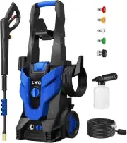 Electric Pressure Washer, 2.5 GPM Power Washer with 4 Quick Connect Nozzles,
