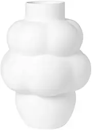 Vase Ceramic Ornaments Vases Scandinavian Art Flower Vase Geometric Decor Creative Christmas Decorations Decorative Bedroom Decor for Weddings, Home Decor Or Office (Color : White)
