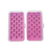 2 Sets of Bobbin Holder Organizers Sewing Machine Bobbins Storage Box Contain...