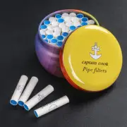 50Pcs Activated Carbon Filter for Tobacco Pipes 9mm Filters Smoking Accessories