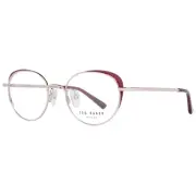 Ted Baker TE 1934984 Women Gold Optical Frame Stainless Steel Round Eyeglasses