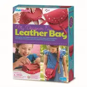 4M KidzMaker Make Your Own 27.5cm My Designer Faux Leather Bag Kids 5y+ Red