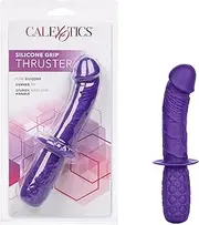 CalExotics Grip Thruster Probe – Waterproof G Spot Dildo for Women – Adult Silicone Dong Sex Toy For Couples - Purple