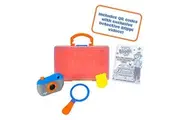 Blippi Detective Roleplay Set - Carry Case, Camera, Personalized Yellow Badge, Magnifying Glass, Activity Sheets for Ultimate Toddler and Young Child Mystery Adventure - Exclusive Content Included