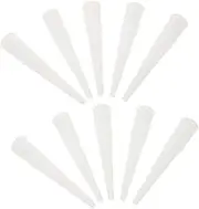 HOMSFOU 10pcs Precision Caulking Nozzle Tips Glue Application Durable Sealing Tools for Efficient Joint Filling Home Repairs and Professional Projects