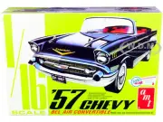 SKILL 3 MODEL KIT 1957 CHEVROLET BEL AIR CONVERTIBLE 2-IN-1 KIT 1/16 AMT AMT1159