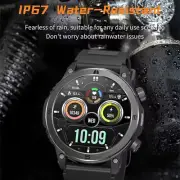 Men Outdoor Sports Smart Watch Amoled Screen Bluetooth Call Smartwatch IP67