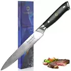 Sunnecko Carving Knife 8 Inch Sharp Meat Slicing Damascus Steel Kitchen Cleaver