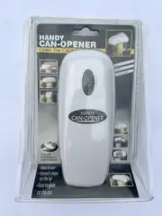 Handy Automatic Can-Opener One Touch Hands-Free White Easy to Use - NIB