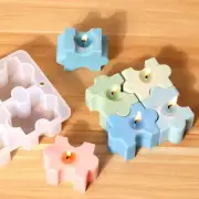 3D Puzzle Mold Handmade Soap Aromatherapy Gypsum Glue Mould Baking Cake