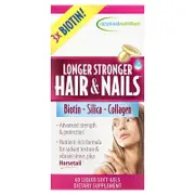 Applied Nutrition, Longer Stronger Hair & Nails®, 60 Liquid Soft-Gels