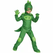 Gekko Deluxe PJ Masks Green Superhero Glow In The Dark Toddler Boys Costume