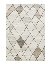 StyleHaven Calypso Primitive Lattice Power-Loomed Area Rug