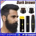 Men Beard Contour Pen Waterproof Beard Filler Stick for Care Tool (Dark Brown) A