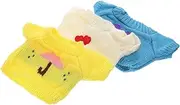 ifundom Soft Plush Bear Costumes 3pcs Reusable Doll Clothes Compact Size Ideal for Collectors