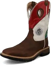 [Twisted X] Men's 11" Western Work Boot, Soft Toe