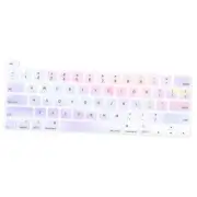 Keyboard Cover Silicone Skin Compatible with MacBook Pro 13 inch M2 2023,