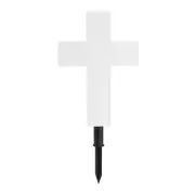 Solar Lights Outdoor Solar Cross Garden Light, Cross Shaped Memorial Light So...