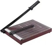 A4 Paper Cutter Guillotine, Paper Cutting Board, Dual Paper Guide Bars, Professional Paper Cutter and Trimmer for Home, Office