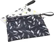 SUPVOX Diaper Storage Bag Baby Nappy Changing Bag Diaper Container Fashionable and Convenient