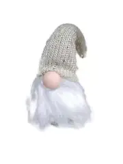 Gold Sparkly Gnome with Poseable Hat
